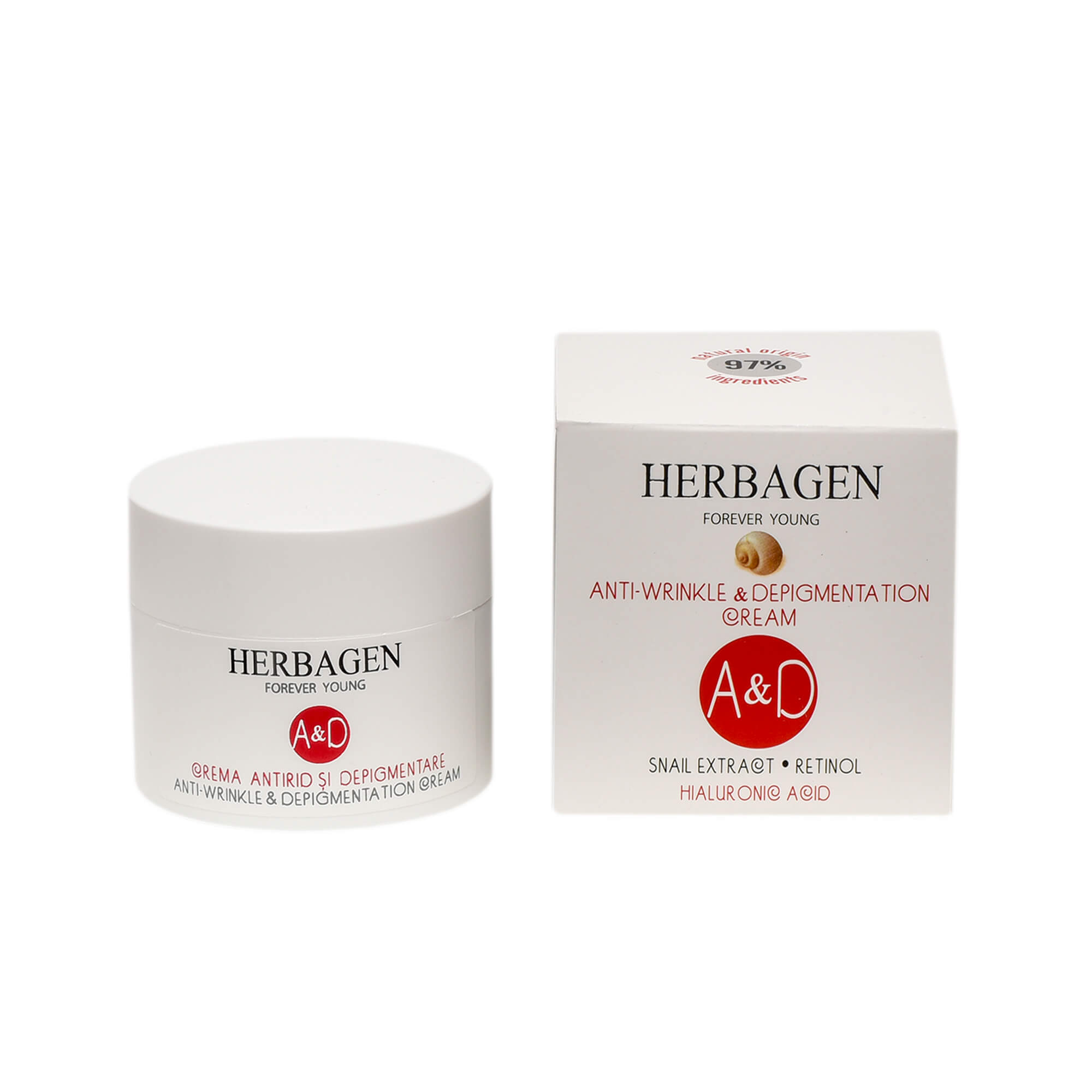 crema de fata herbagen cu extract de melc)